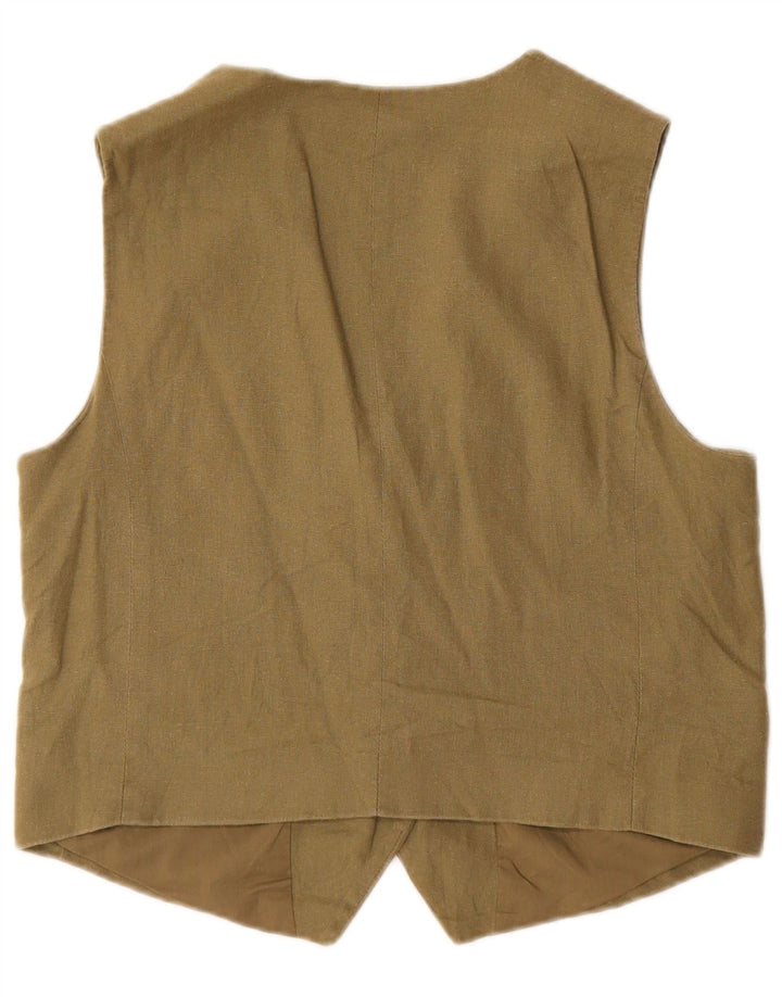 Zara Damevest UK 14 Medium Khaki Bomuld