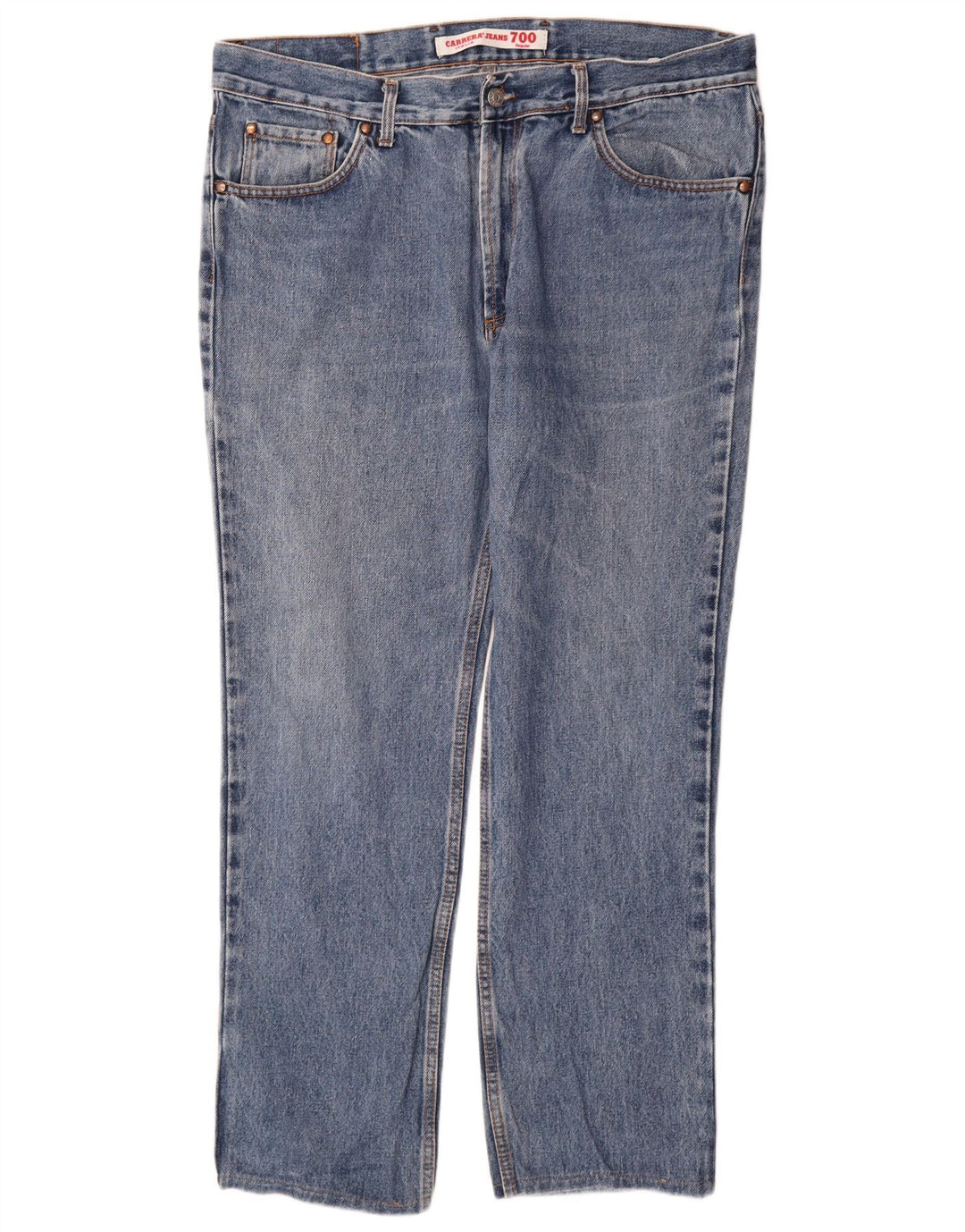 Carrera Herre 700 Regular Slim Jeans IT 54 2XL W38 L30 Blå Bomuld