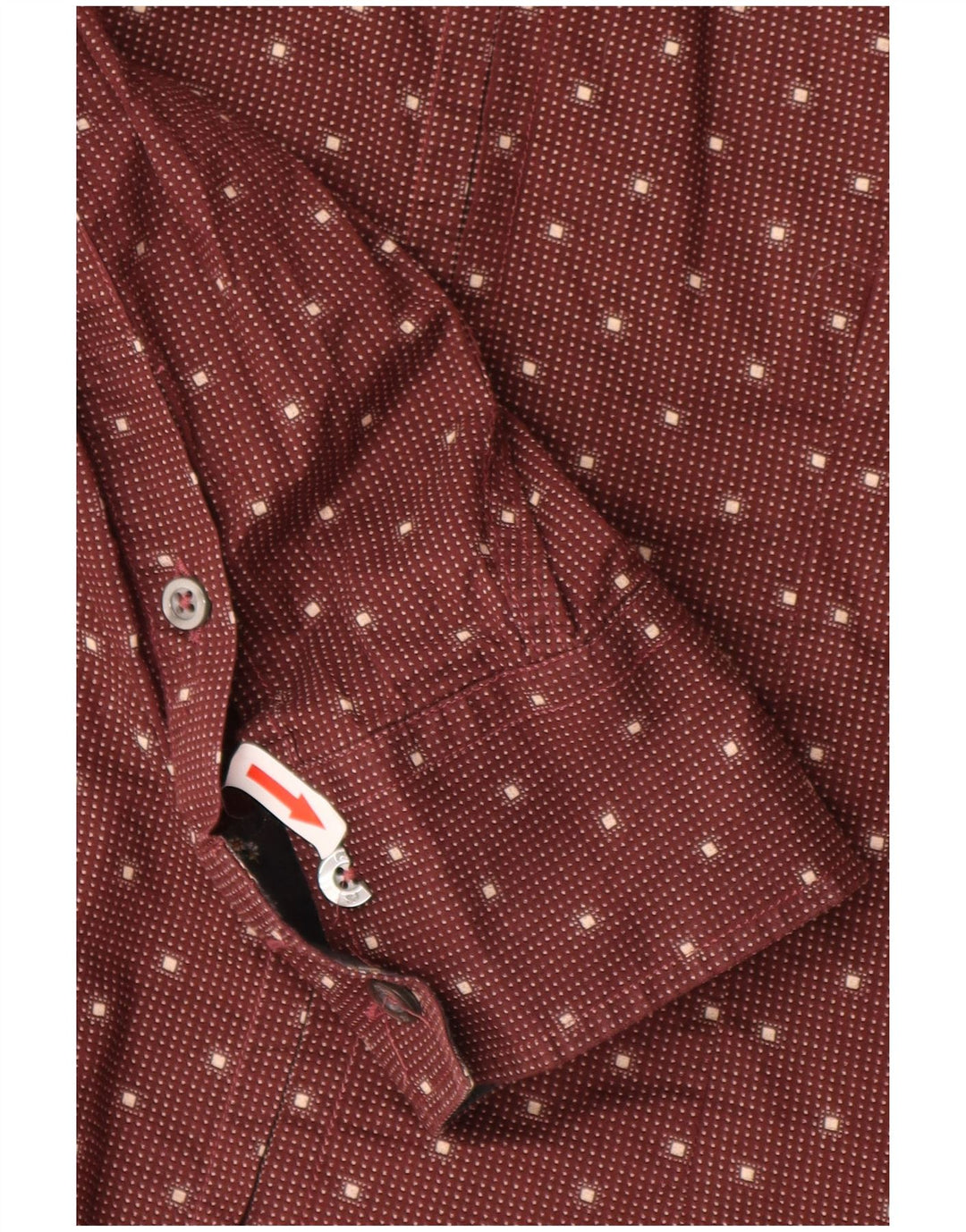 PAUL SMITH Herreskjorte Medium rød plettet