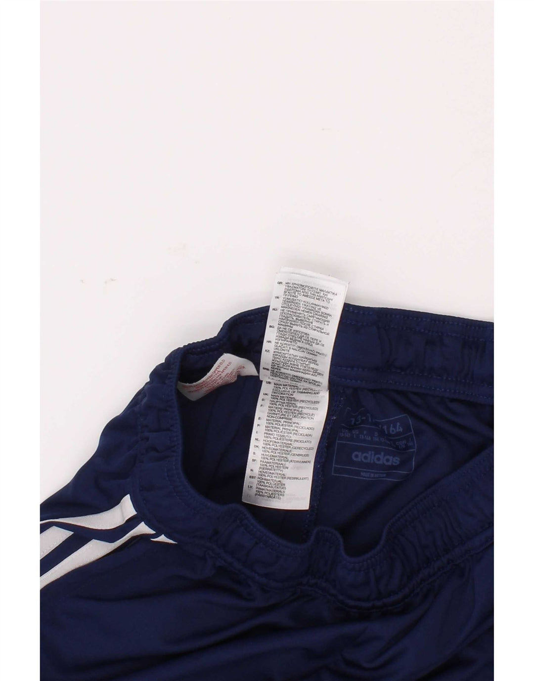 Adidas Boys Sports Shorts 13-14 år Blå polyester