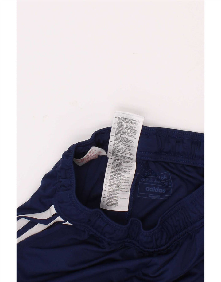 Adidas Boys Sports Shorts 13-14 år Blå polyester