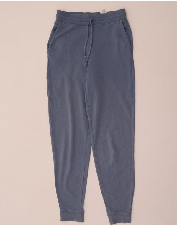 MARKS & SPENCER Træningsdragt til kvinder Joggers UK 8 Small Blue Cotton