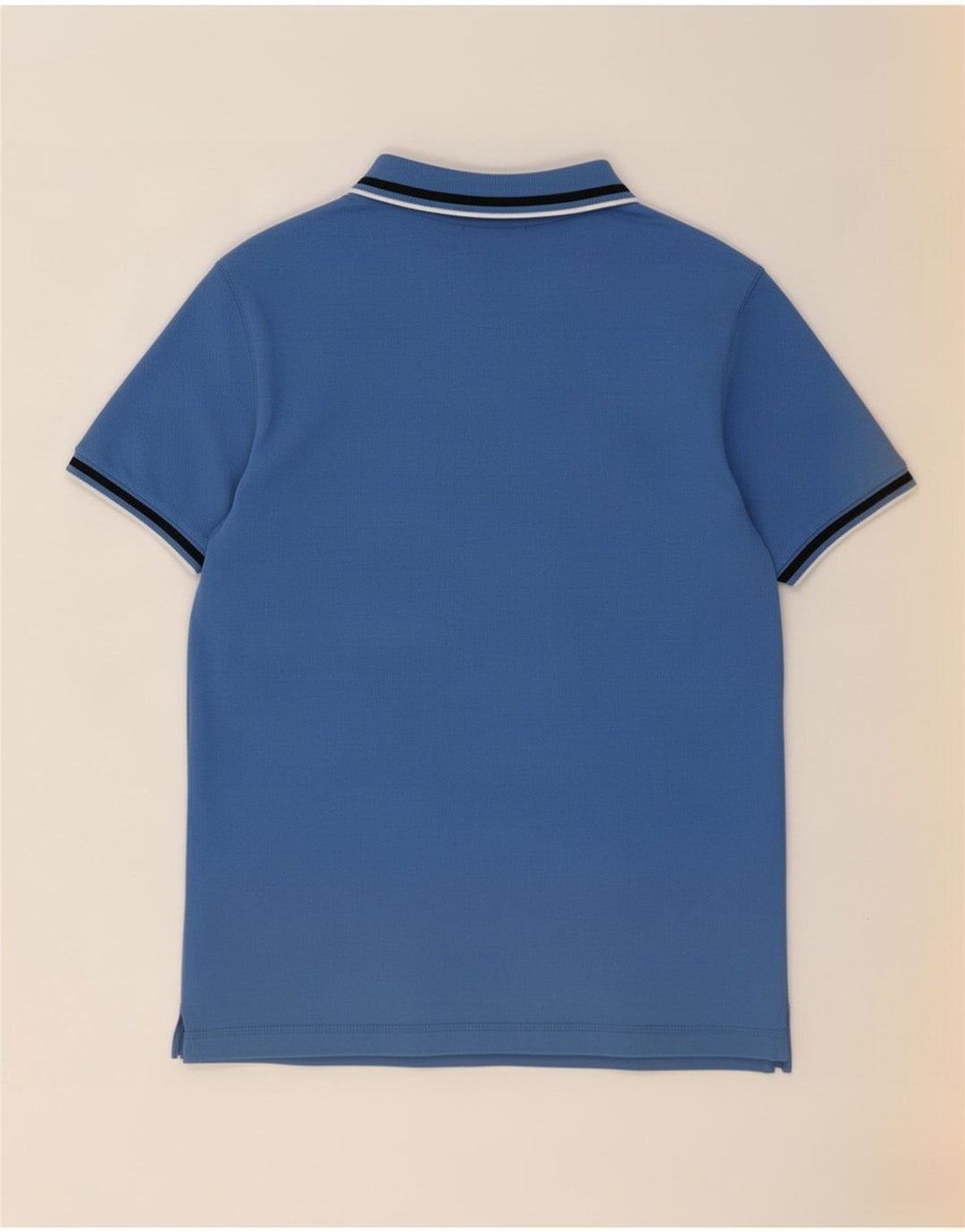 Dkny Herre Polo Shirt Medium Blå Stribet Bomuld