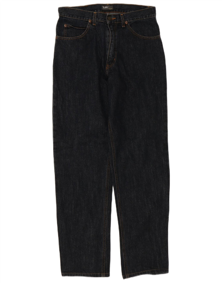 Lee Straight Jeans til mænd W31 L32 Grå bomuld