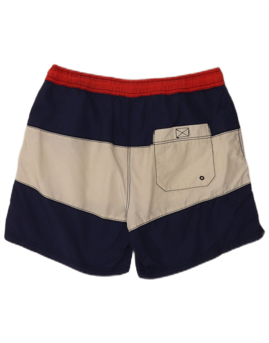 CONTE OF FLORENCE Badeshorts til mænd Medium Navy Blue Colourblock