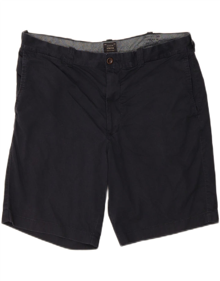 J. CREW Mens Chino Shorts W36 Large  Navy Blue Cotton Vintage J. Crew and Second-Hand J. Crew from Messina Hembry 