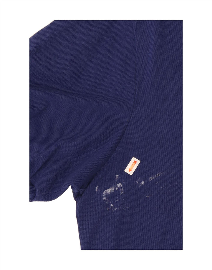 KAPPA Mens Graphic Polo Shirt 2XL Navy Blue Cotton Vintage Kappa and Second-Hand Kappa from Messina Hembry 
