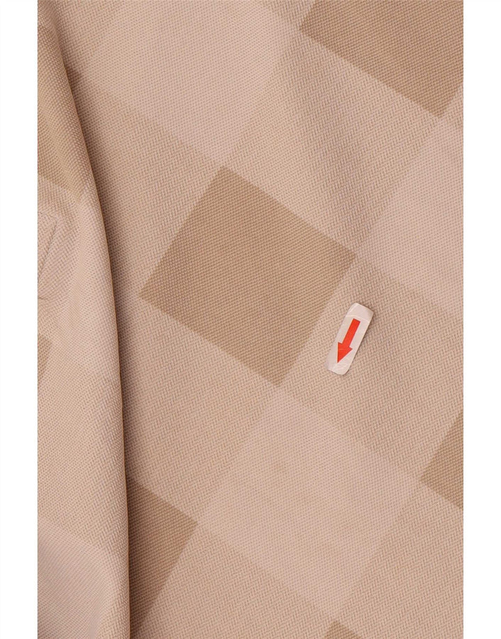 Fred Perry Herre poloshirt Lille beige geometrisk bomuld
