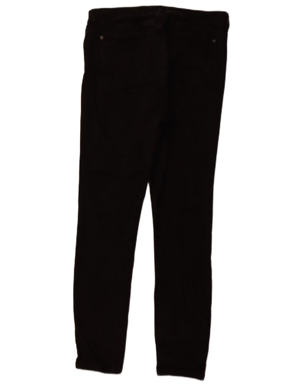 WHITE STUFF Dame Højtaljede Skinny Jeans UK 14 Large W32 L29 Black