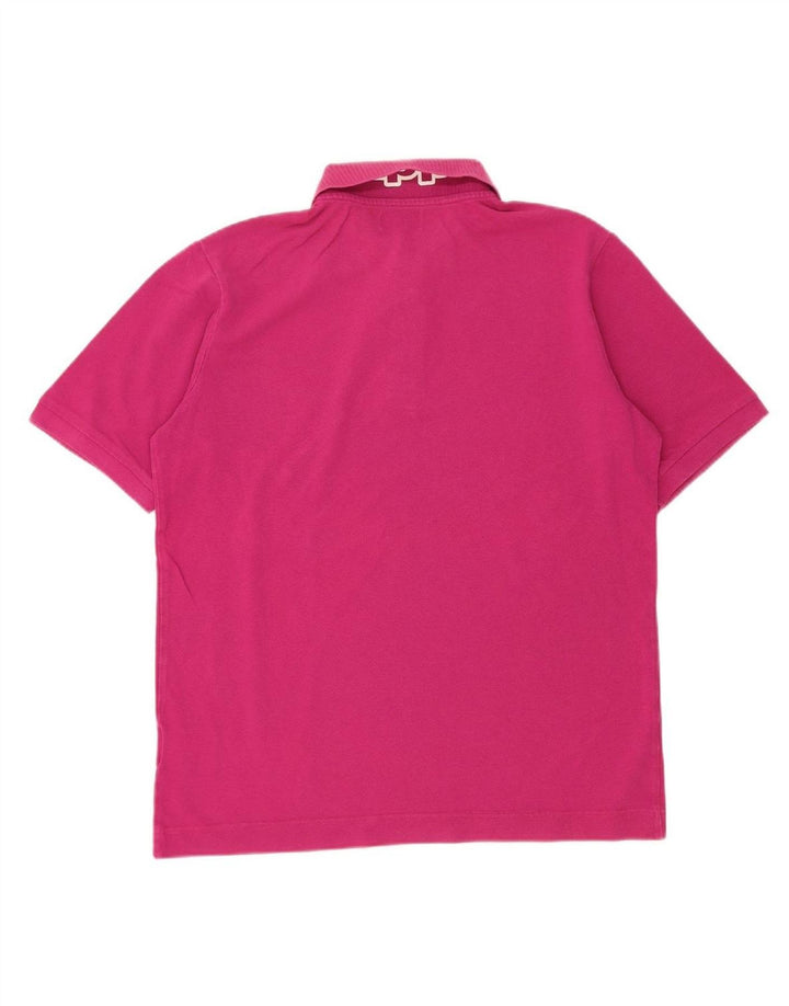 KAPPA Mens Polo Shirt Large Pink Cotton