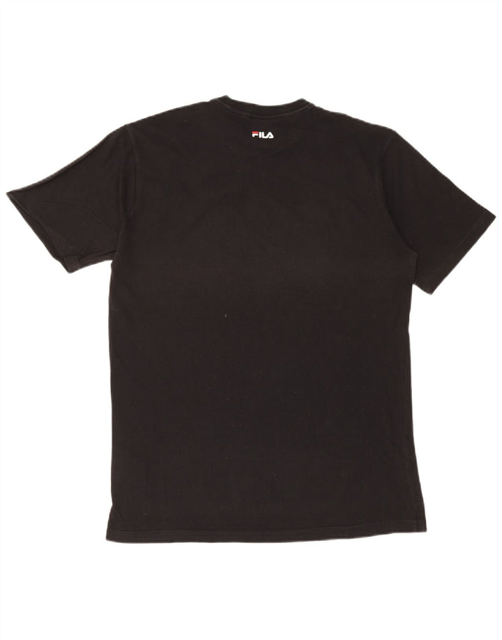 Fila Herre grafisk T-shirt top lille sort bomuld