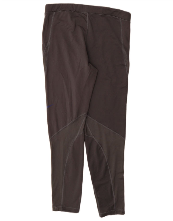Nike Dame Grafiske Leggings UK 18 XL Grå Colourblock Polyester
