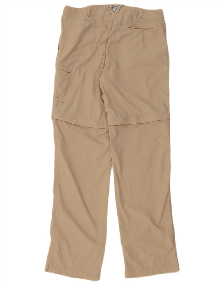 Columbia Herre Hiking Cargo Bukser Medium W32 L32 Beige Nylon