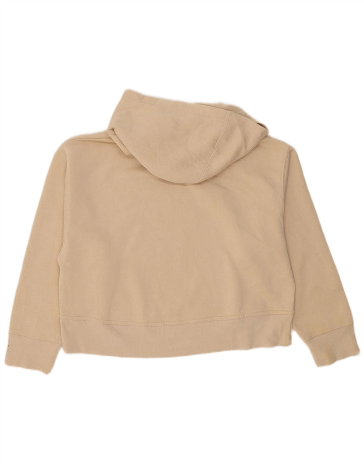 Zara Dame Oversized Hoodie Jumper UK 16 Large Beige