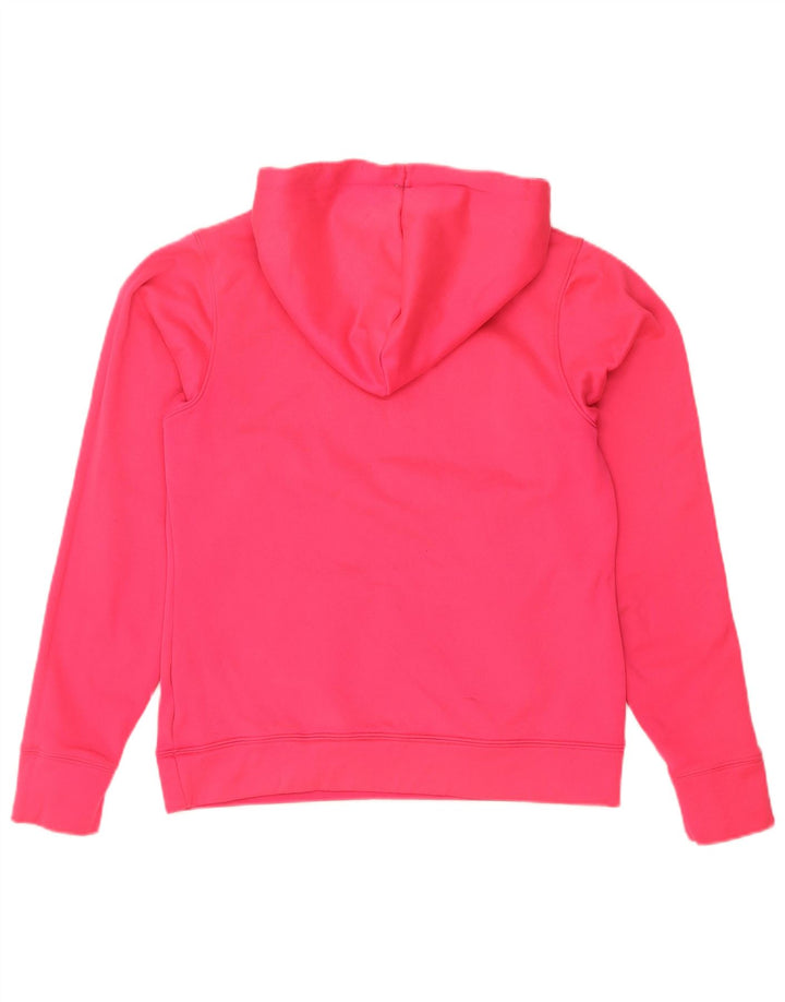 Under Armour Grafisk hættetrøje til kvinder UK 10 Small Pink Polyester