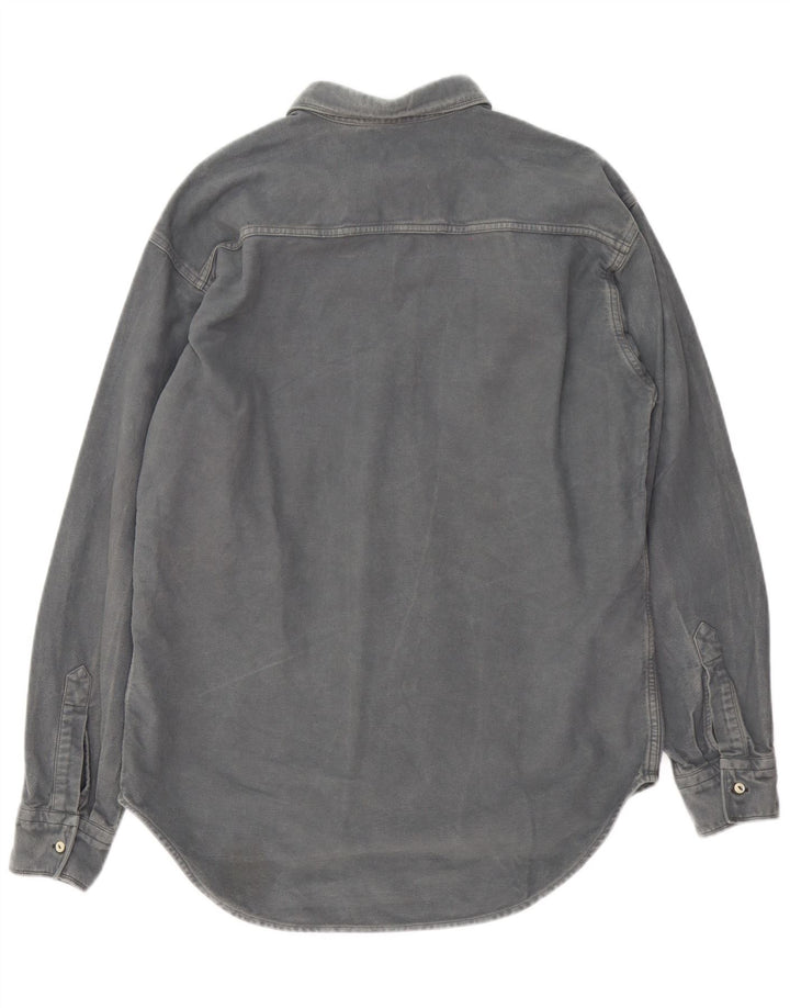 Replay Herre Denim Shirt Stor Grå Bomuld