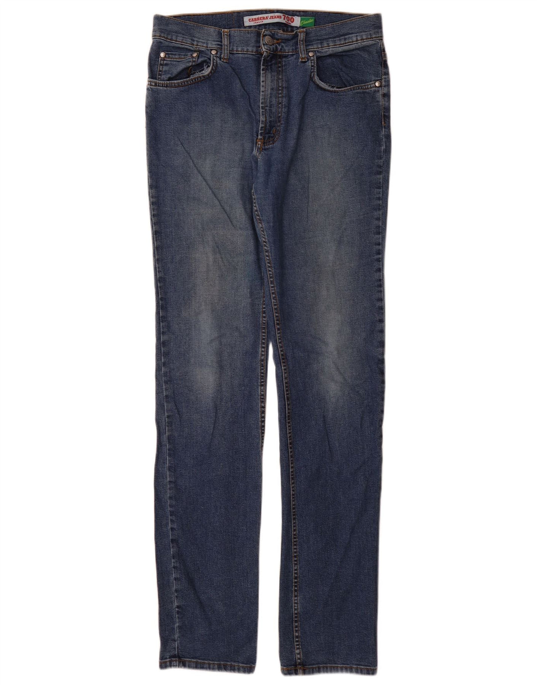 Carrera Mens 700 Regular Slim Jeans W31 L34 Blå Bomuld