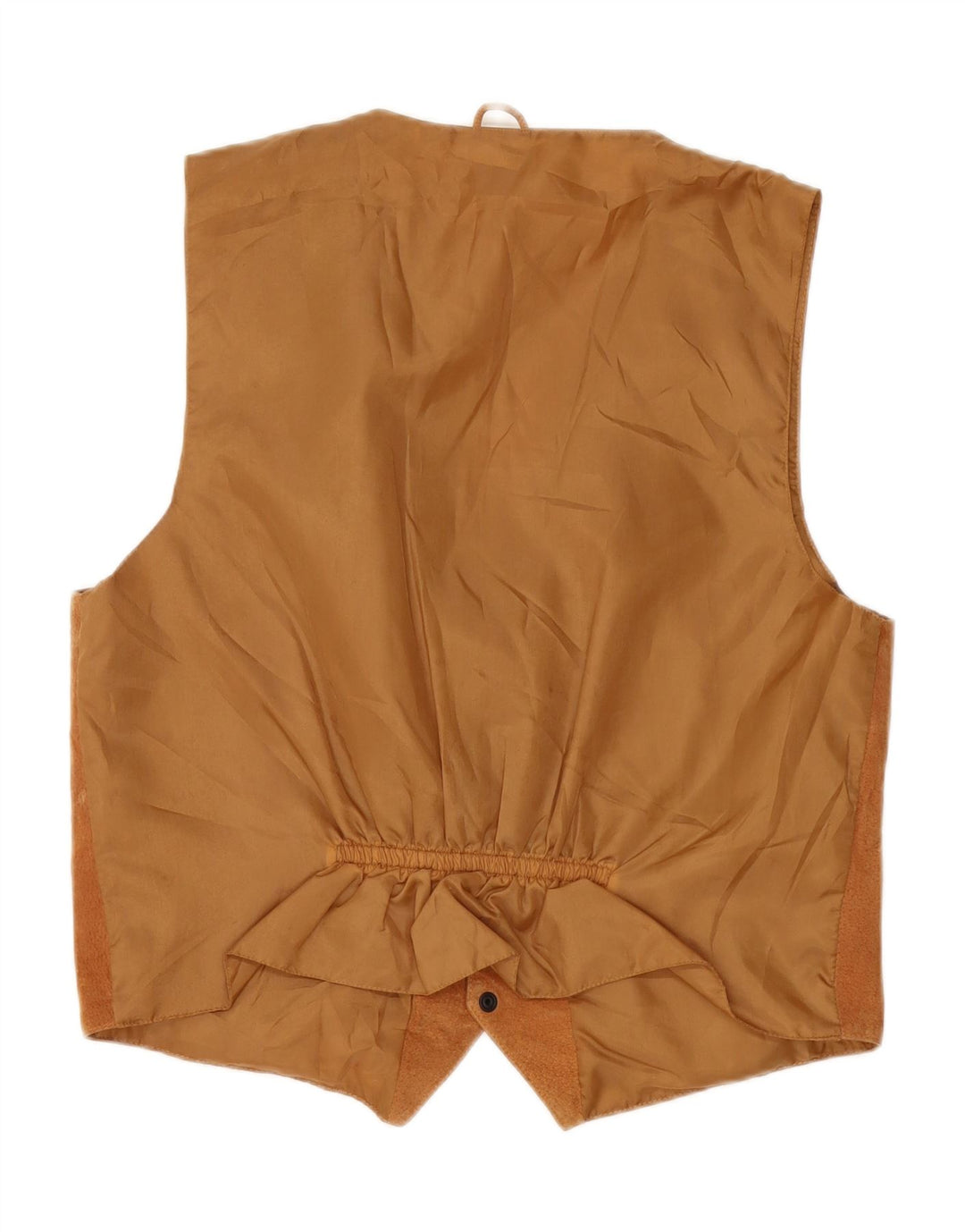 Vintage herre ruskindsvest XL brunt læder
