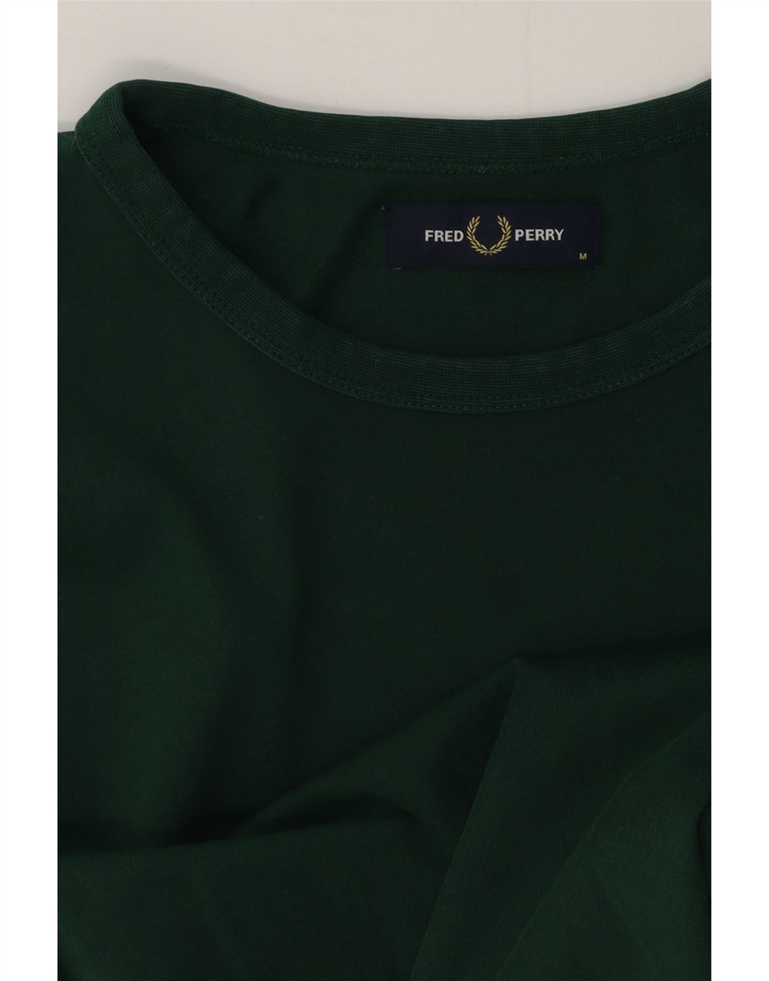 Fred Perry Herre T-Shirt Top Medium Grøn