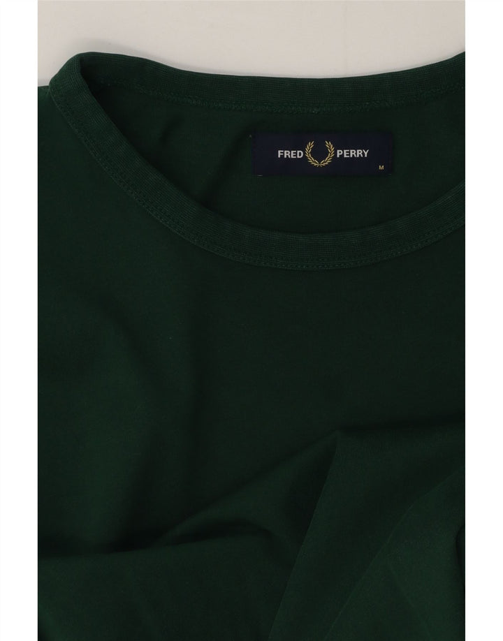 Fred Perry Herre T-Shirt Top Medium Grøn