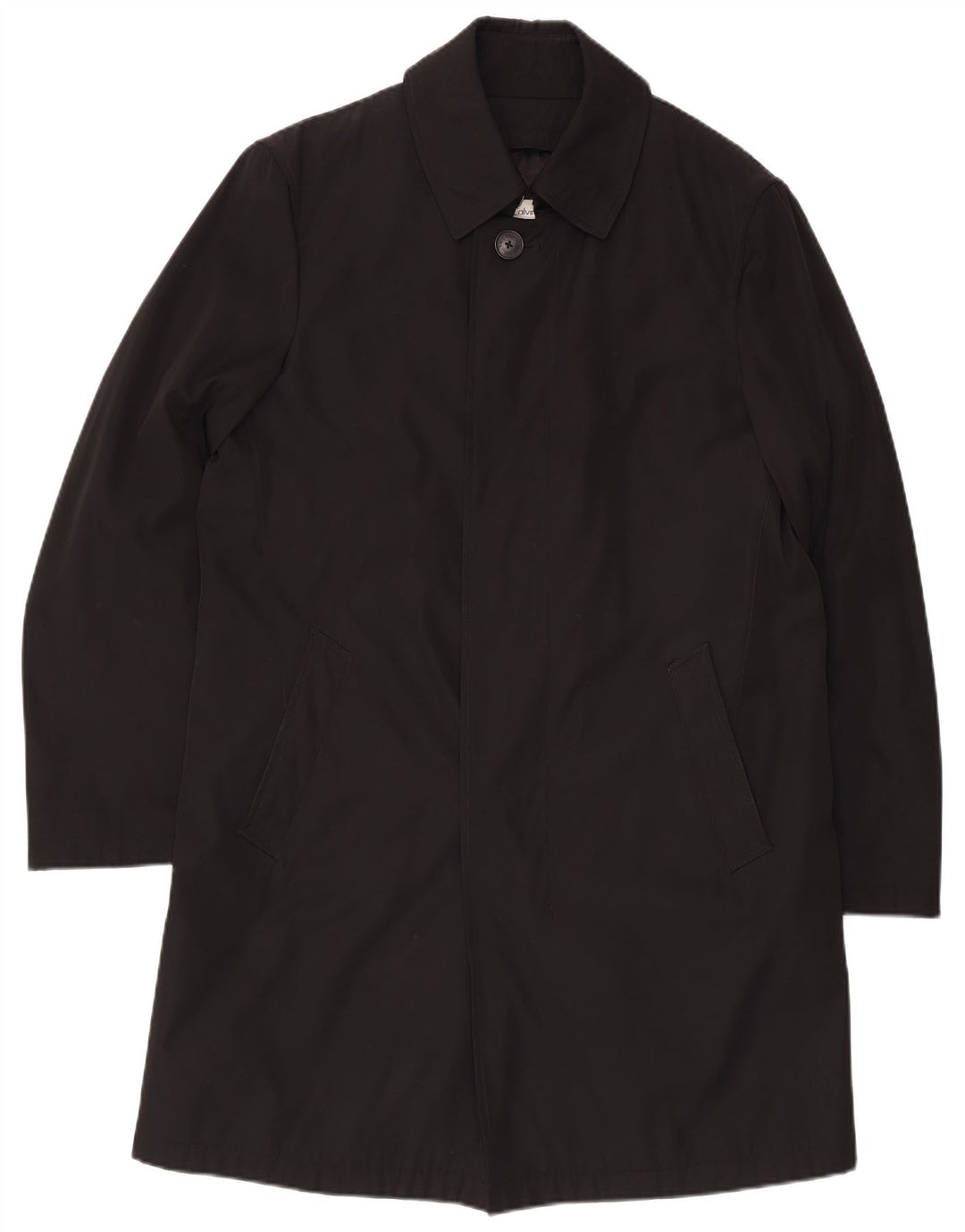 Calvin Klein Herre Overfrakke UK 40 Large Black
