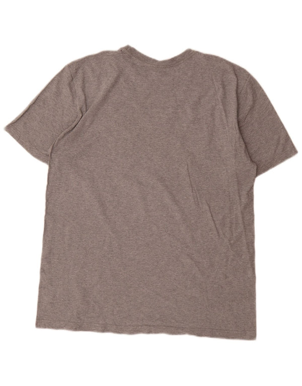 Nike grafisk T-shirt top til mænd, stor grå flækket