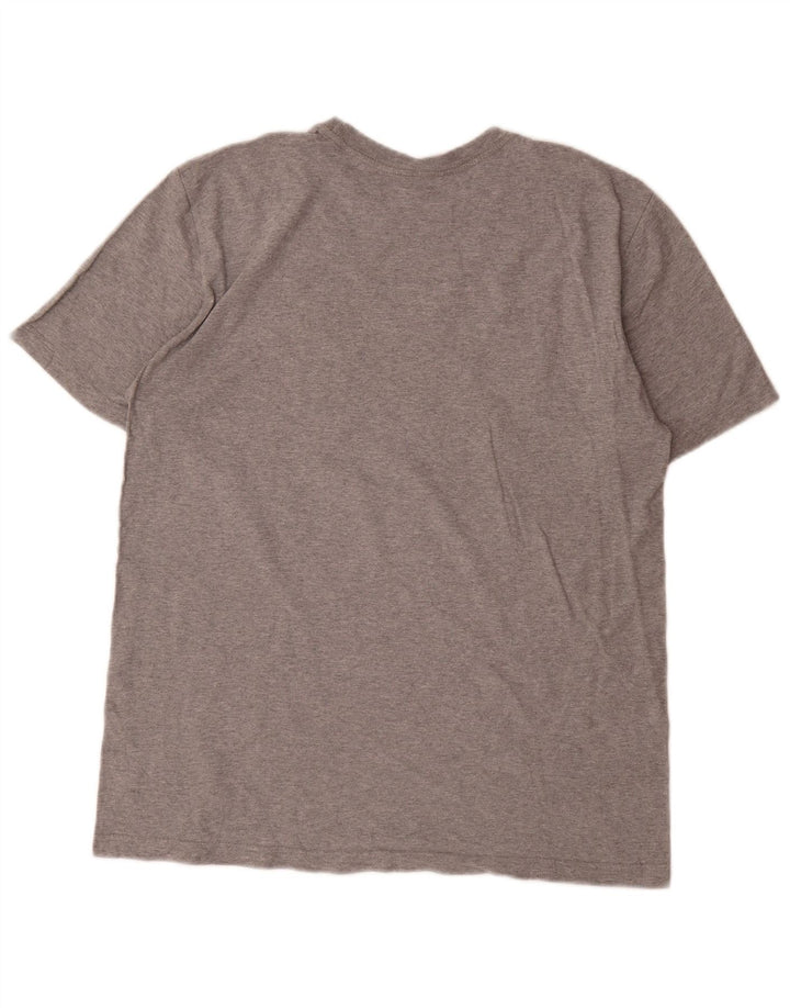 Nike grafisk T-shirt top til mænd, stor grå flækket