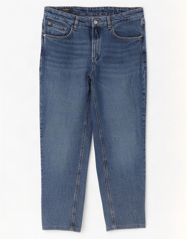 Massimo Dutti Herre Tapered Jeans EU 44 Large W34 L29 Blå Bomuld