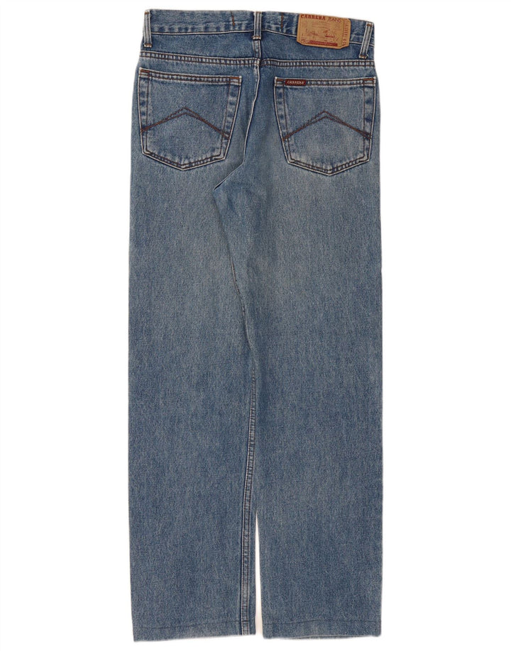 Carrera Straight Jeans til mænd W31 L30 Blå Bomuld