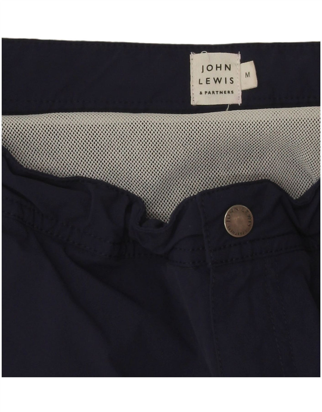 John Lewis Badeshorts til mænd mellem marineblå nylon