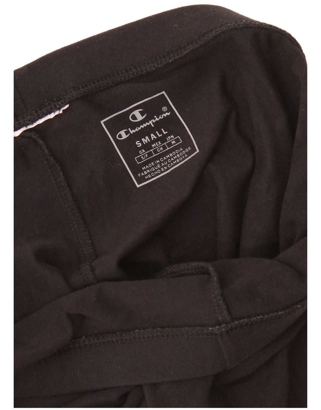 Champion Dame Grafisk Capri Leggings UK 10 Small Black