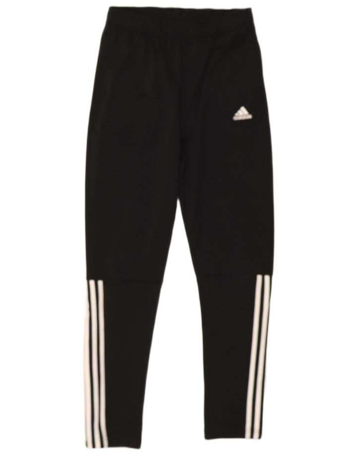 Adidas Drenge Træningsdragt Bukser 13-14 År Sort Polyester