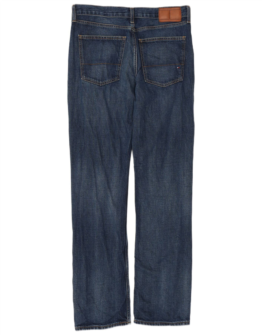 TOMMY HILFIGER Straight jeans til mænd W32 L32 blå bomuld
