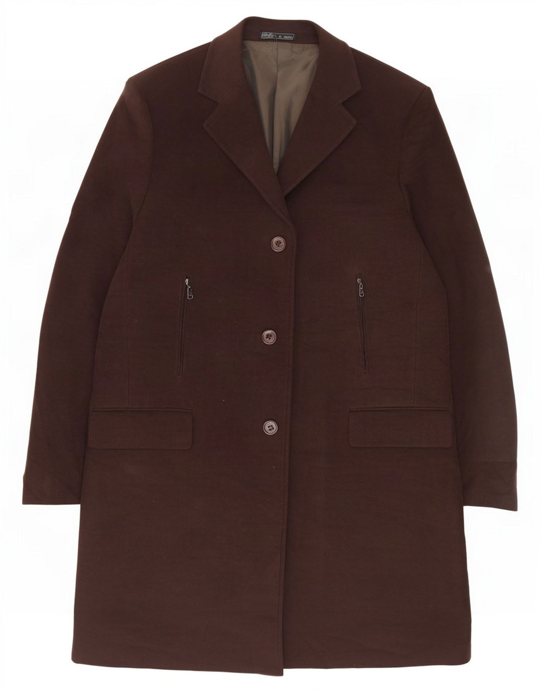 Luca D'altieri Herre Overfrakke UK 38 Medium Brun