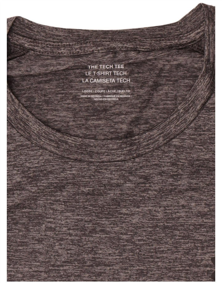 Under Armour Herre T-Shirt Top 2XL Grå Flecked Polyester