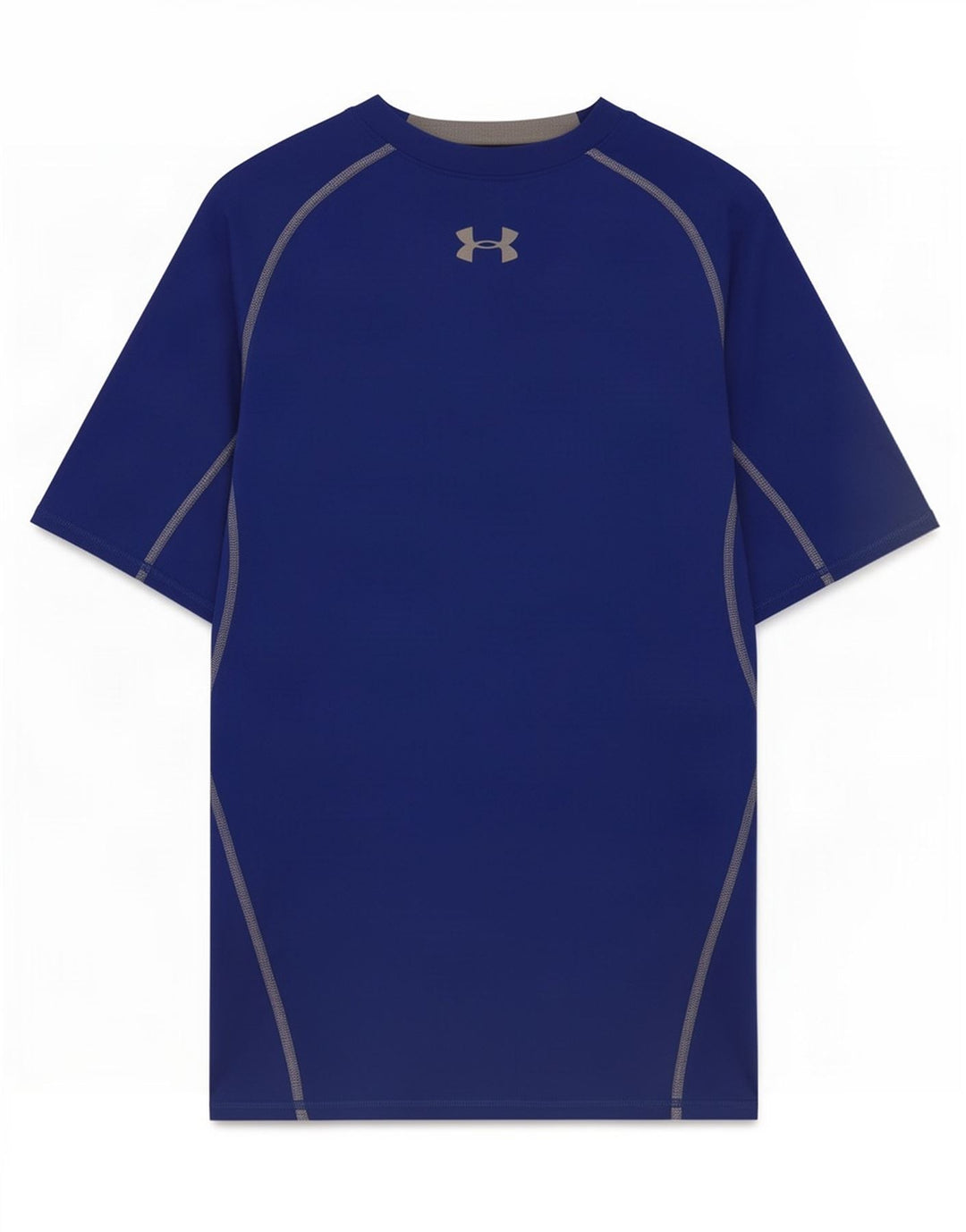 Under Armour Herre Compression Graphic T-Shirt Top Medium Blue Polyester