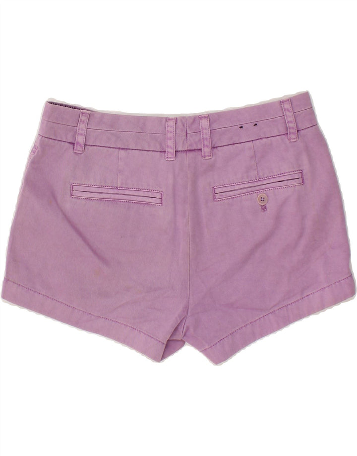 J. CREW Womens Chino Shorts US 4 Small W27  Purple Cotton Vintage J. Crew and Second-Hand J. Crew from Messina Hembry 