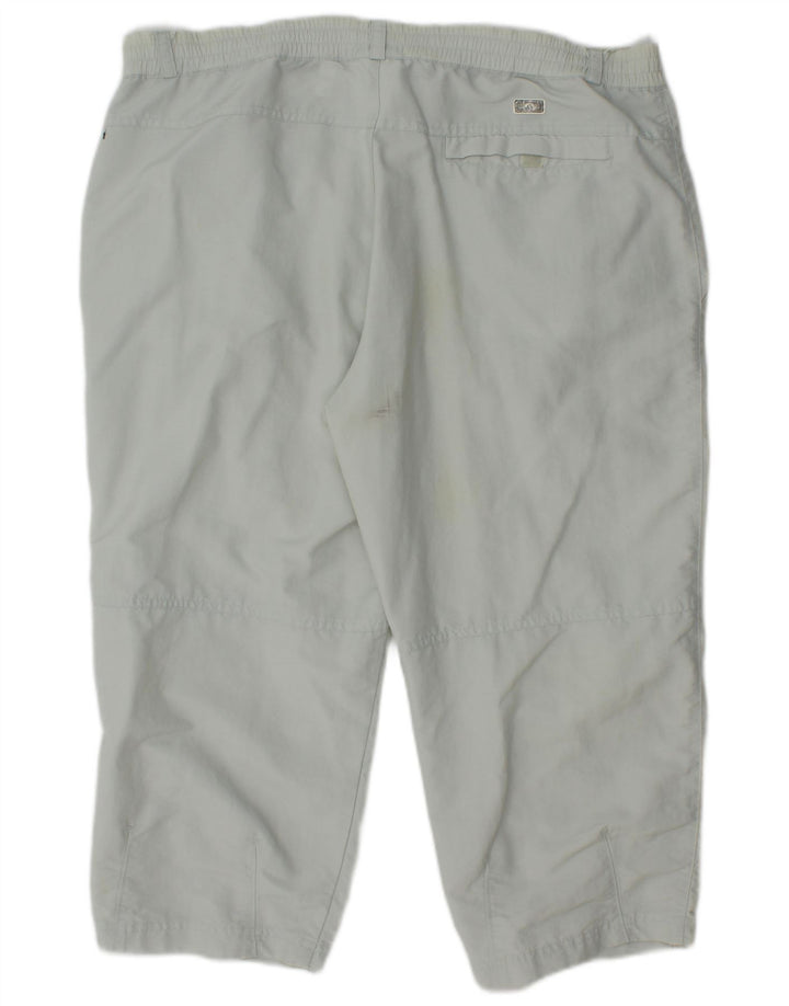 Adidas Straight Capri Bukser W34 L21 Off White Polyamid