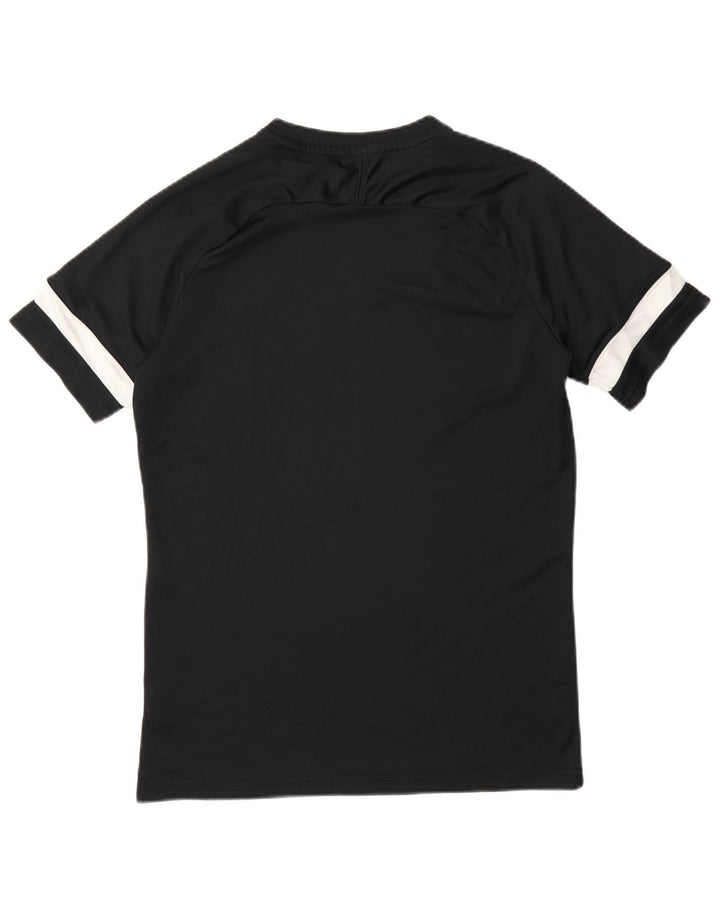Nike Herre Dri Fit T-shirt Top Medium Sort Colourblock Polyester