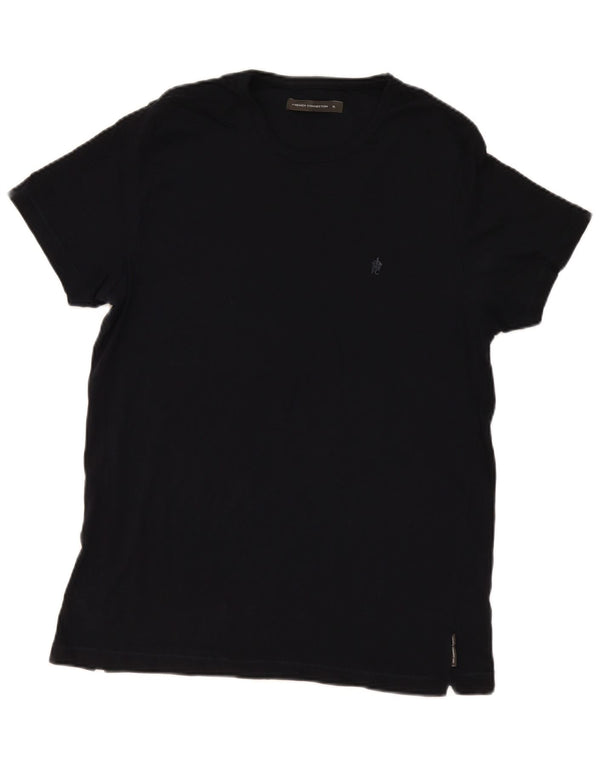 French Connection Herre T-Shirt Top XL Sort Bomuld