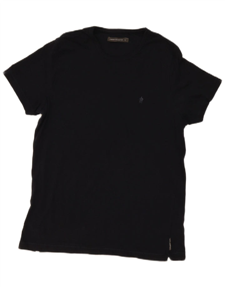 French Connection Herre T-Shirt Top XL Sort Bomuld