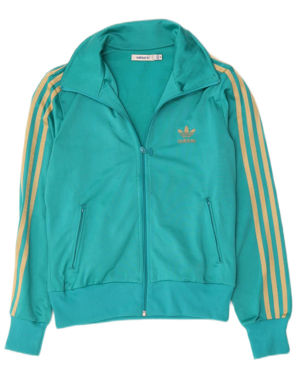 Adidas Grafisk træningsdragt topjakke til kvinder IT 46 Medium Green Polyester