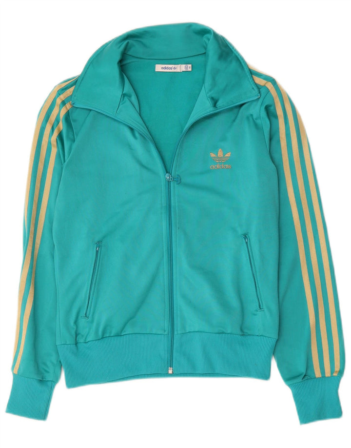 Adidas Grafisk træningsdragt topjakke til kvinder IT 46 Medium Green Polyester