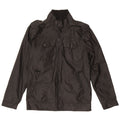 KICKERS Mens Military Jacket UK 36 Small Black Cotton