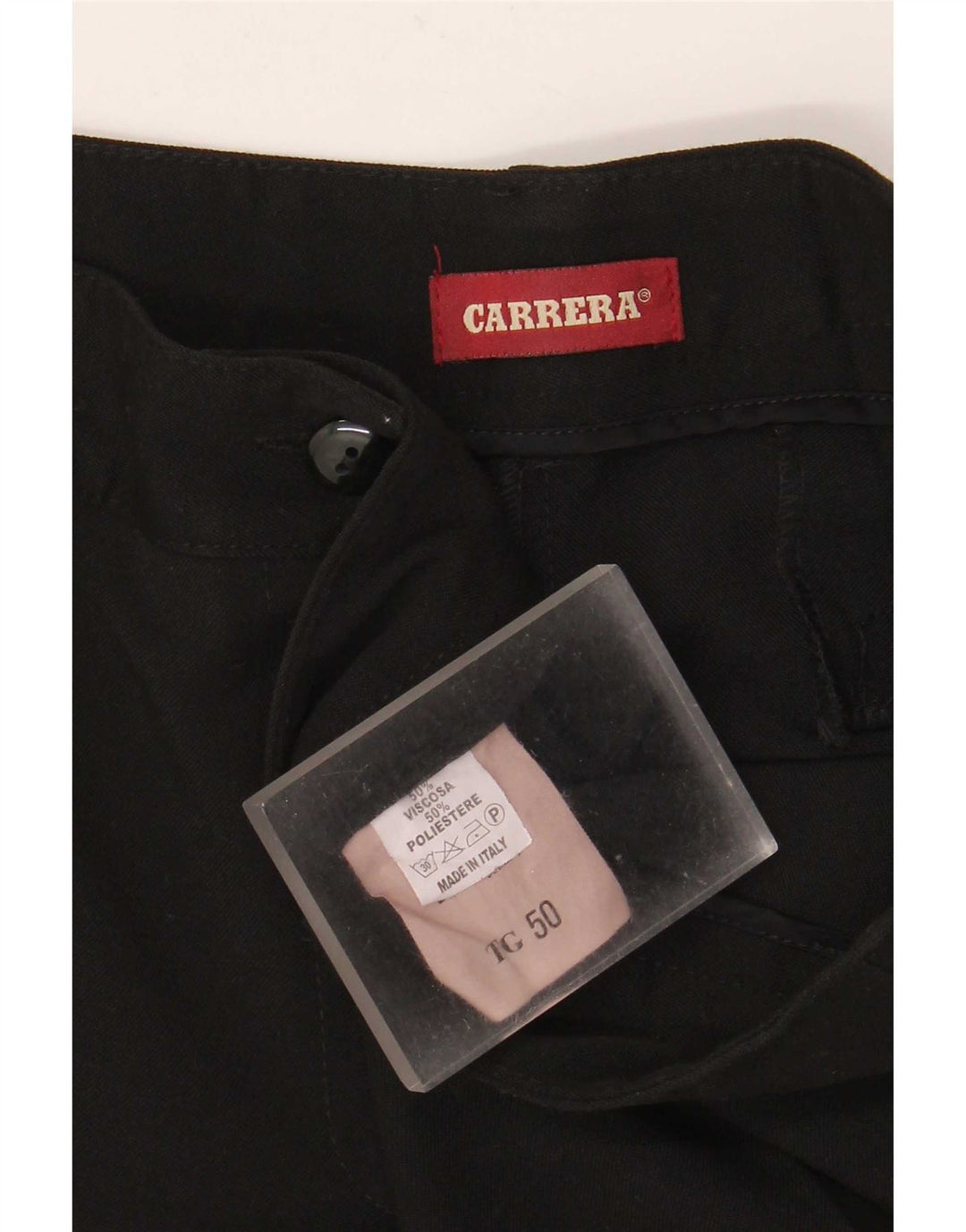 Carrera Lige Chinobukser til kvinder W34 L34 Sort Viscose