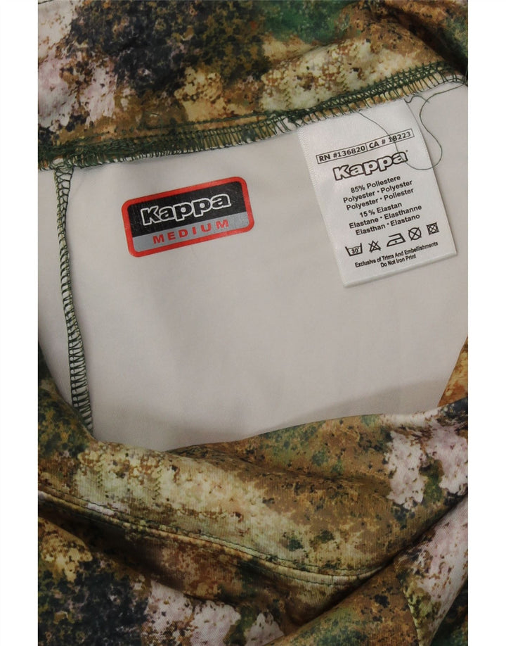 Kappa Dame Leggings UK 14 Medium Flerfarvet Camouflage Polyester
