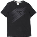 Diadora Herre Grafisk T-Shirt Top Medium Sort Bomuld