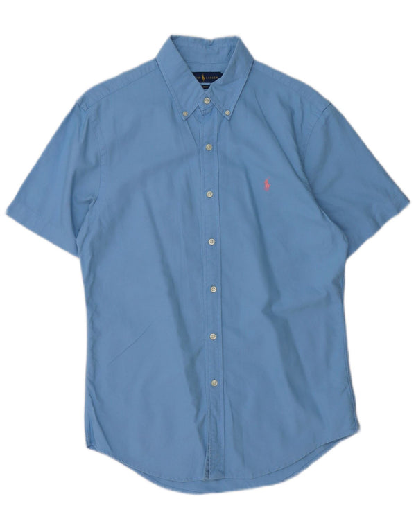 Ralph Lauren Kortærmet Herre Slim Fit Polo Shirt Medium Blue Bomuld
