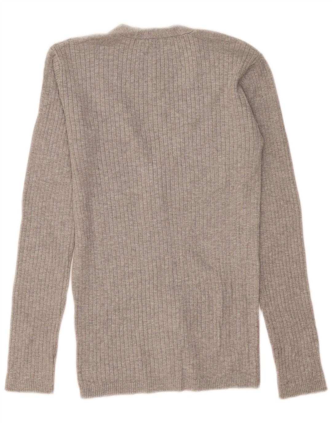 Zara Dame Cardigan Sweater UK 14 Large Grå