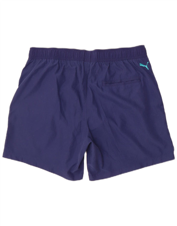 Puma Herre grafiske sportsshorts XL marineblå polyester